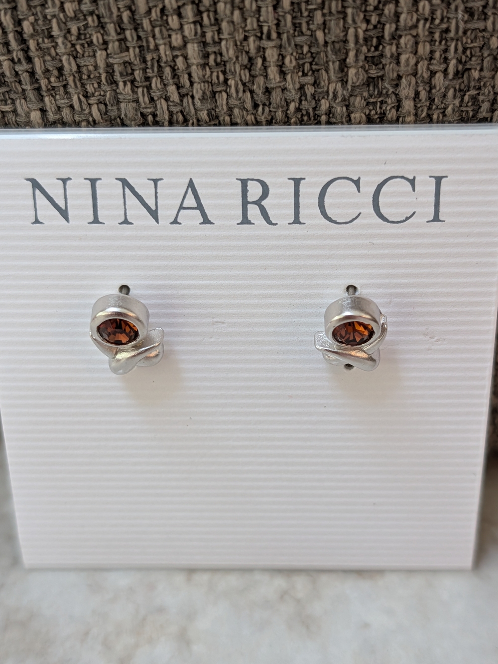 Nina Ricci White Closet Storage Panel with Chrome Mounts